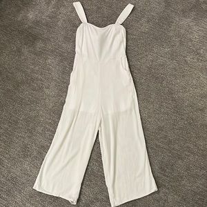 White Jumper with tie back